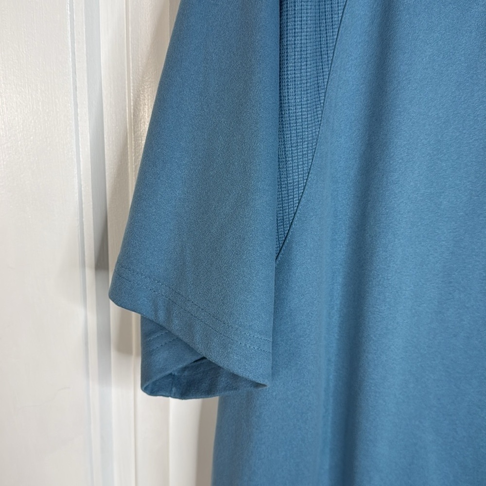Greg Norman 1/4 Zip Callaway Pullover XL Teal Golf Outdoor Performance Mens - Picture 10 of 10